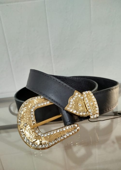 cinto fivela strass